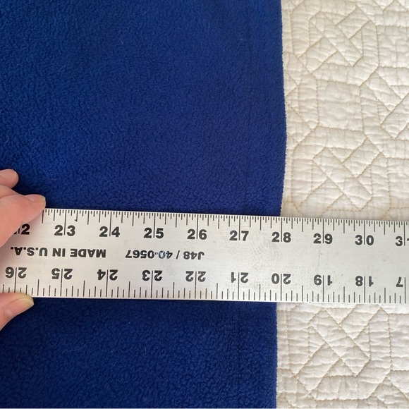 Marmot Men’s Navy Blue Polartec Fleece Jacket Size XL Full Zip Hiking Pockets - Picture 12 of 14